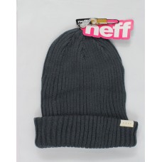 New NEFF Mujers Flo Beanie Charcoal 888259630977 eb-51956875